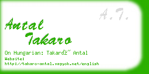 antal takaro business card